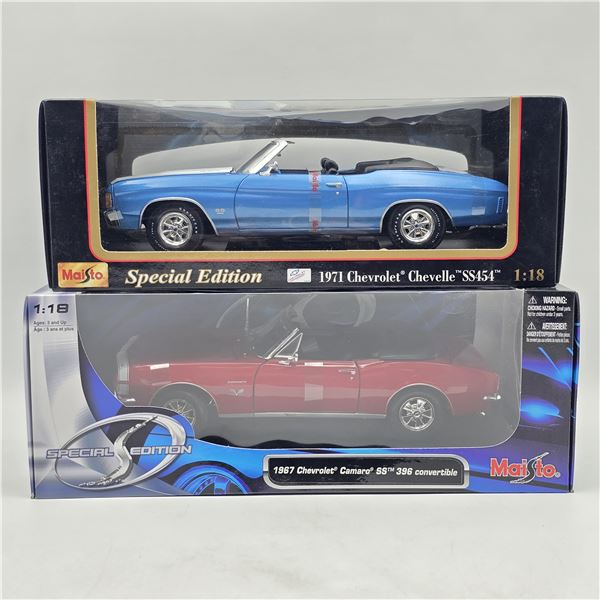 Pair of Maisto Diecast Models