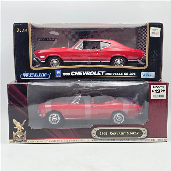 Pair of 1:18 Scale Diecast Models