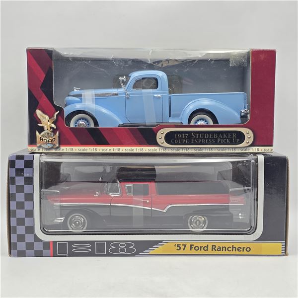 Pair of 1:18 Scale Diecast Models