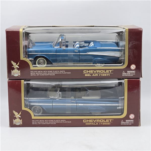 Pair of Road Signature Diecast Models