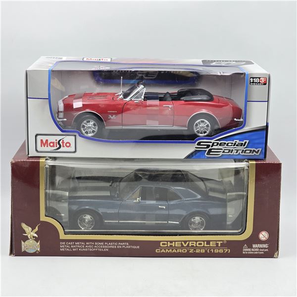 Pair of 1:18 Scale Diecast Models