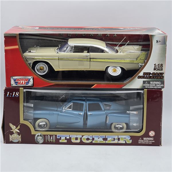 Pair of 1:18 Scale Diecast Models