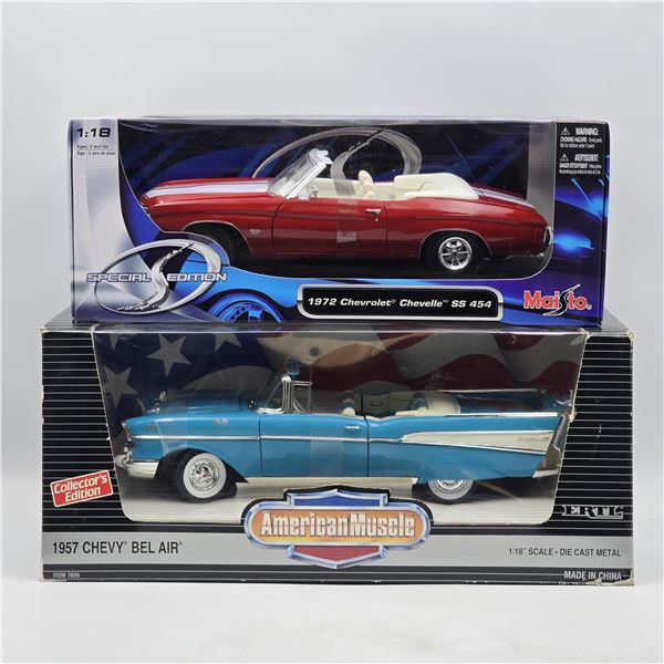 Pair of 1:18 Scale Diecast Models