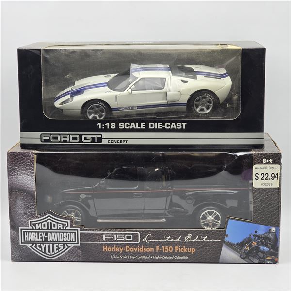 Pair of 1:18 Scale Die Cast Models