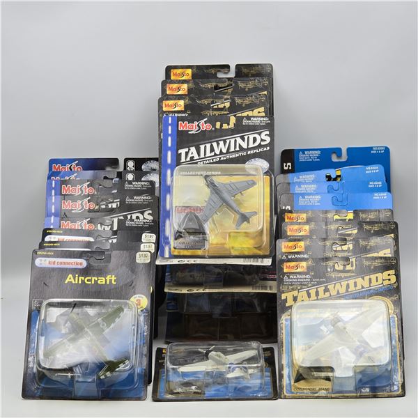 Lot of 27 Sealed Diecast Planes
