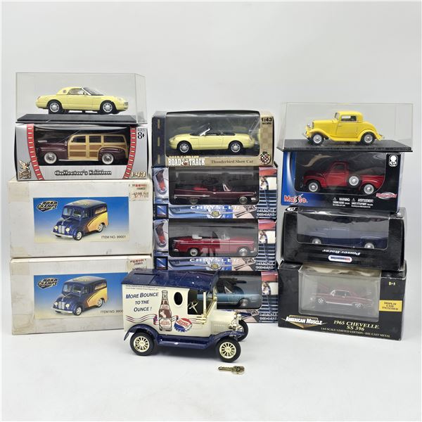 Diecast Car Collection Lot of 16
