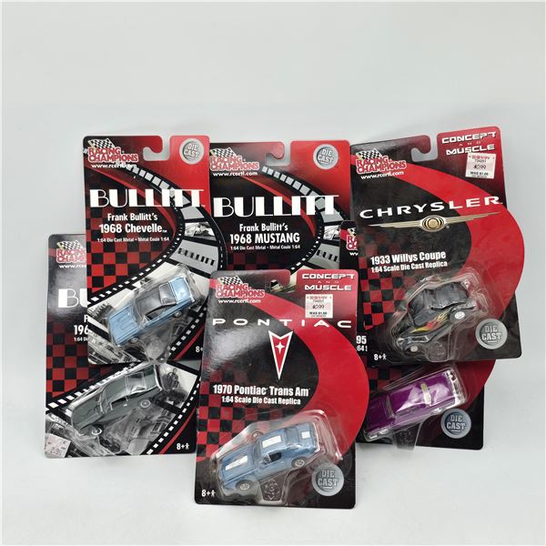 Lot of 7 Racing Champions Die cast Models