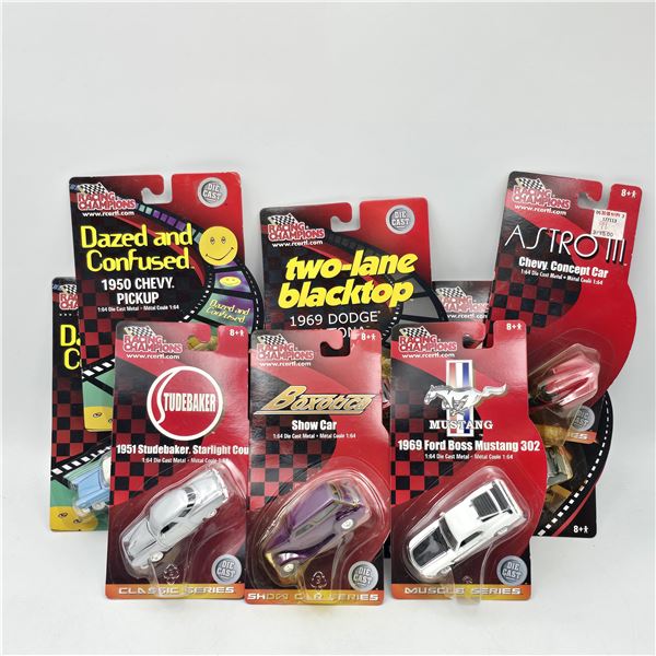 Racing Champions Diecast Lot of 7 Classics & Muscle