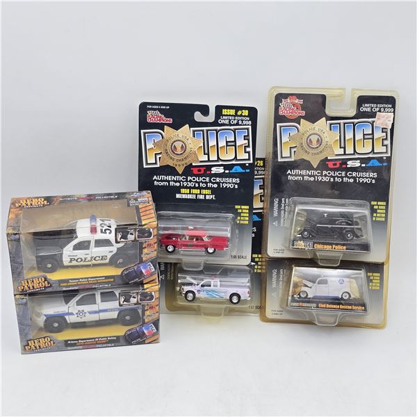Lot of 6 Racing Champions Emergency