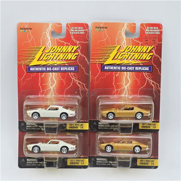 Lot of 4 Johnny Lighting Die Cast Car Models