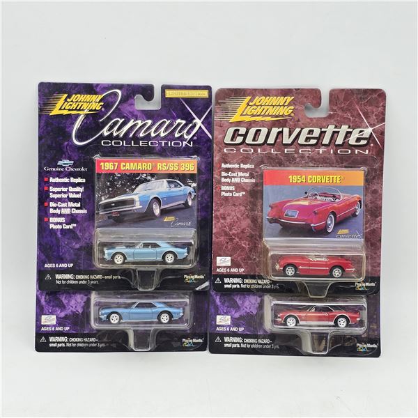 Lot of 4 Johnny Lightning Die Cast Models
