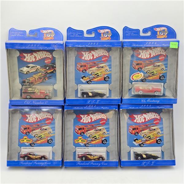 Lot of 6 Hot Wheels 30th Anniversary Diecast