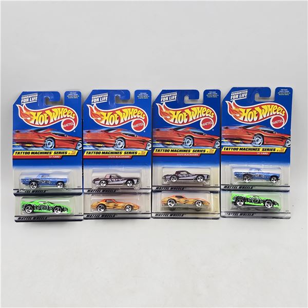 Hot Wheels Tattoo Machines Lot of 8