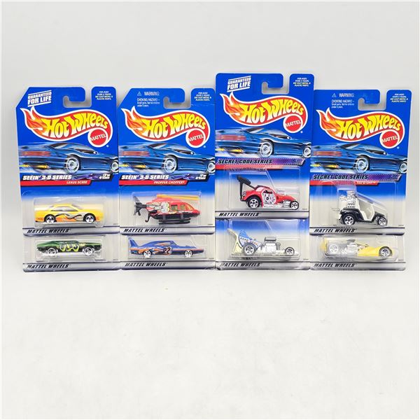 Hot Wheels Seein 3-D Lot of 8