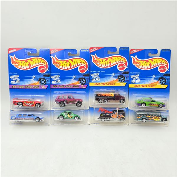 Hot Wheels Heat Fleet & Boom Lot of 8