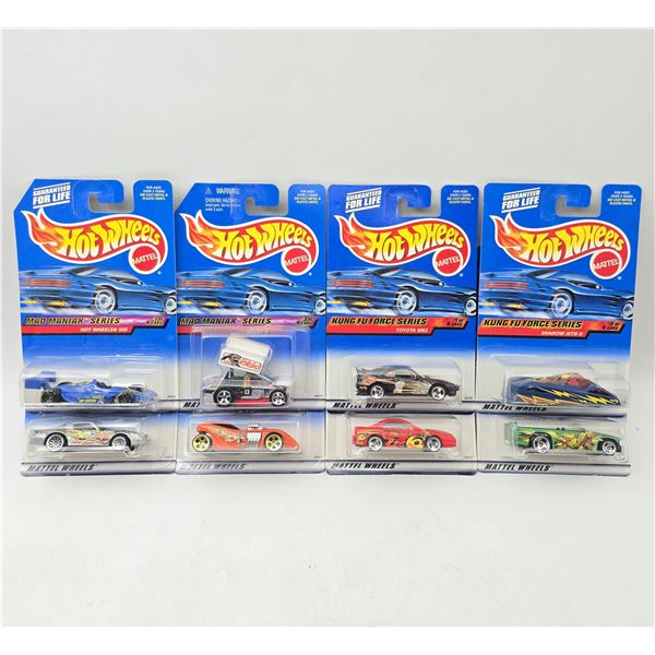 Hot Wheels Mad Maniax & Kung Fu Lot of 8