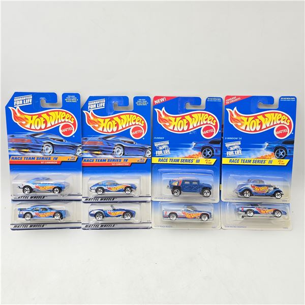 Hot Wheels Race Team III & IV Lot of 8