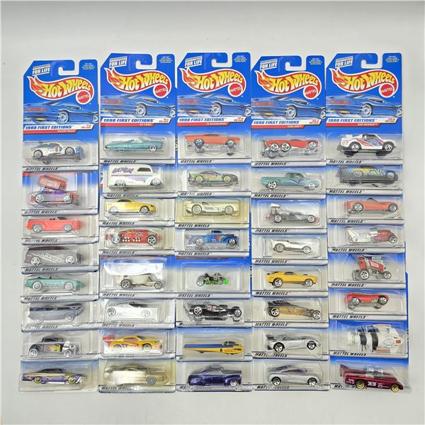 Hot Wheels Lot of 40 Diecast Cars