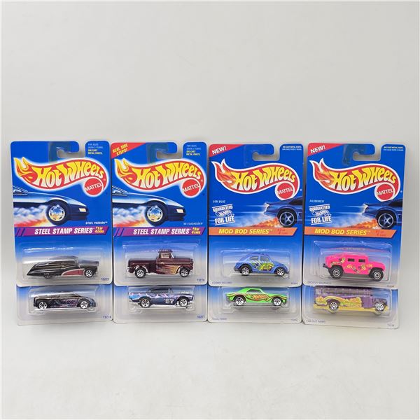 Hot Wheels Steel Stamp & Mod Bod Lot of 8