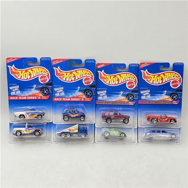 Hot Wheels Race Team II & Boom Lot of 8