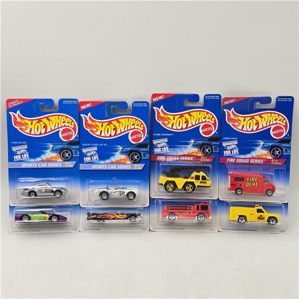 Hot Wheels Sports & Fire Squad Lot of 8