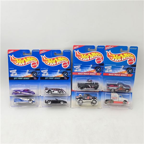 Hot Wheels Spy Print & Trucks Lot of 8