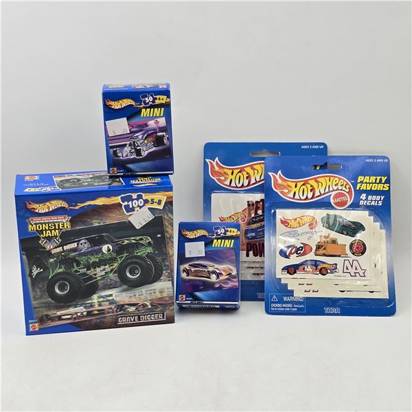 Hot Wheels Puzzle Lot