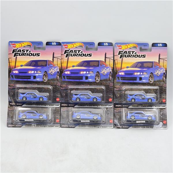 Lot of 6 Hot Wheels Fast & Furious Premiums