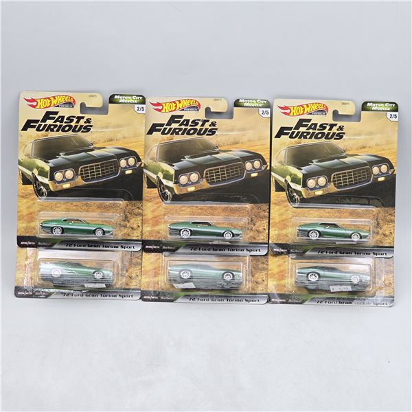 Lot of 6 Hot Wheels Fast & Furious Premiums