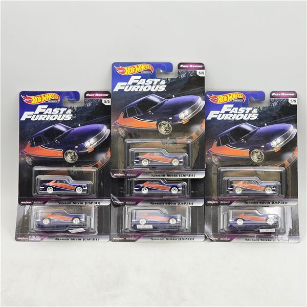 Lot of 7 Hot Wheels Fast & Furious Premiums
