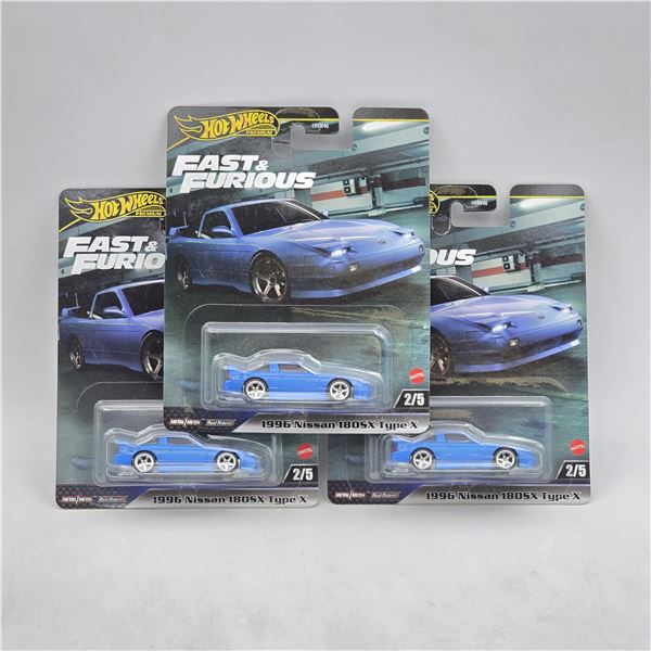 Lot of 3 Hot Wheels Fast & Furious Premiums