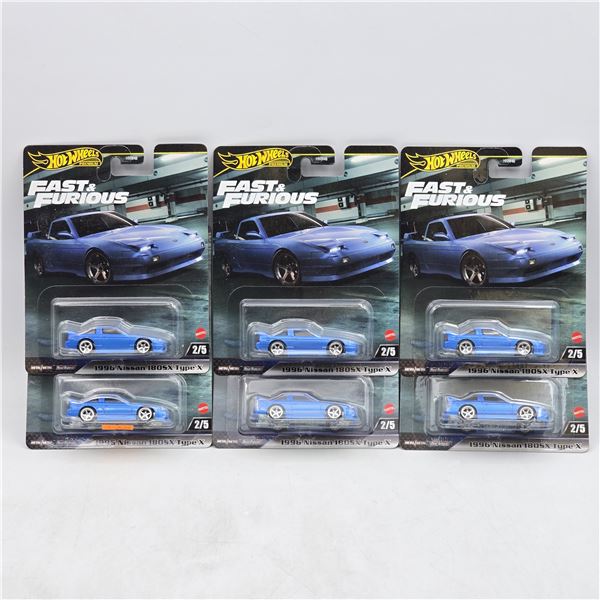 Lot of 6 Hot Wheels Fast & Furious Premiums
