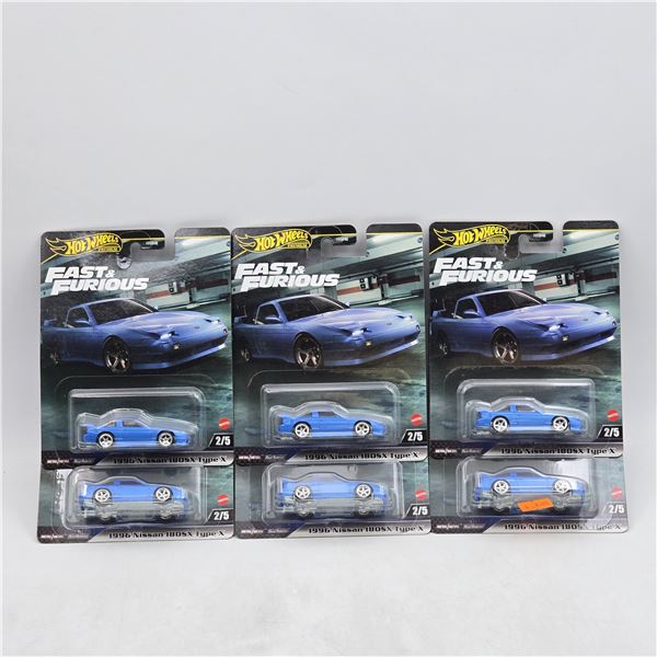 Lot of 6 Hot Wheels Fast & Furious Premiums