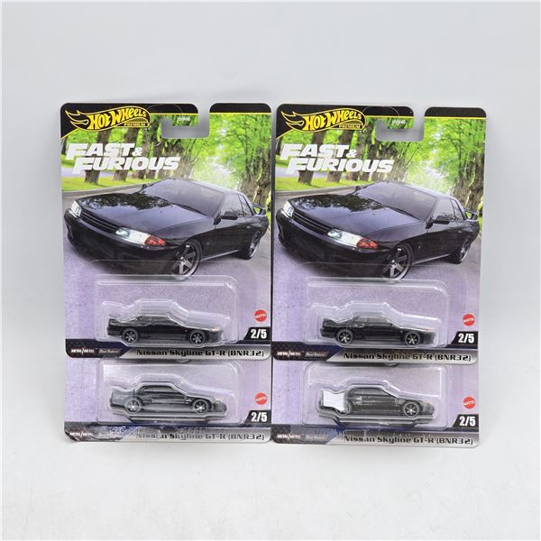 Lot of 4 Hot Wheels Fast & Furious Premiums