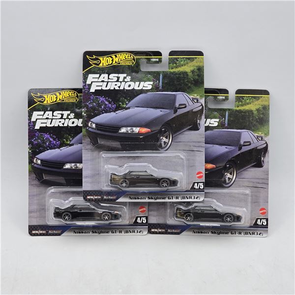 Lot of 3 Hot Wheels Fast & Furious Premiums
