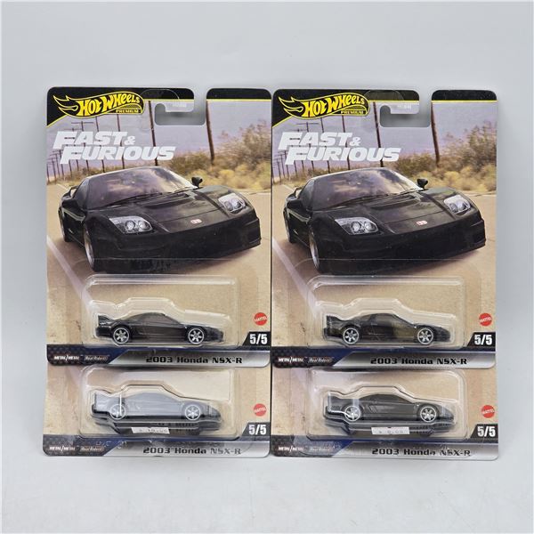 Lot of 4 Hot Wheels Fast & Furious Premiums
