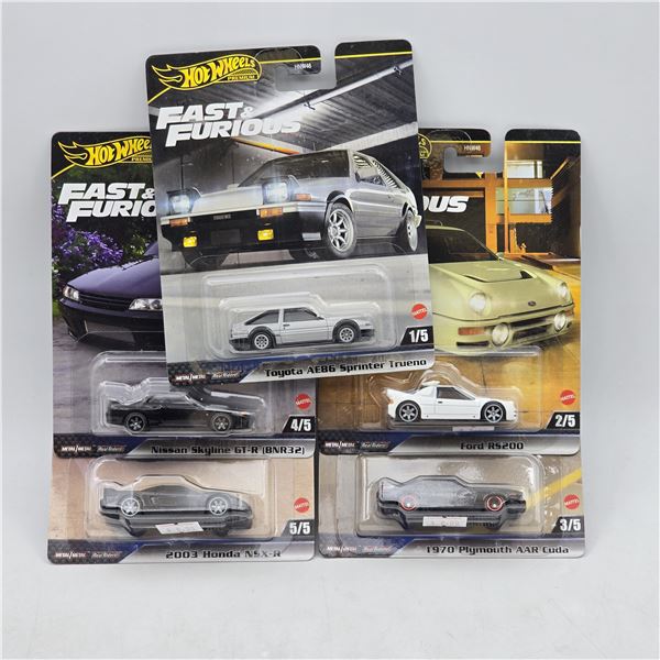 Hot Wheels Fast & Furious Full Set Premiums