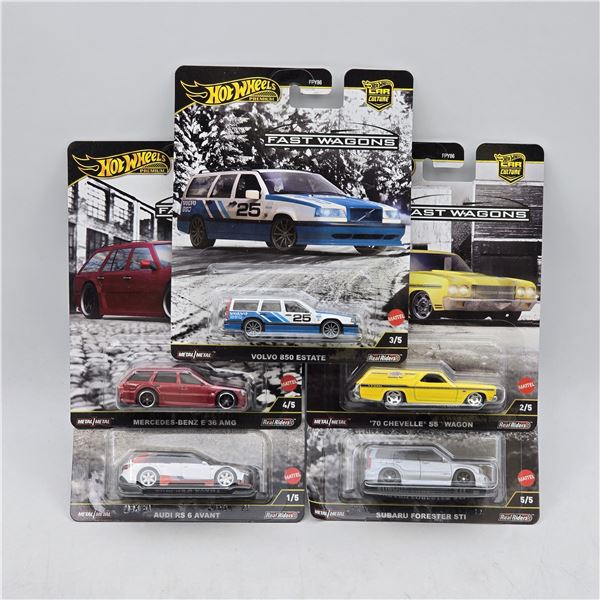 Hot Wheels Fast Wagons Full Set Premiums