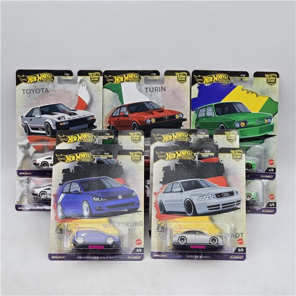 Lot of 10 Hot Wheels World Tour Premiums