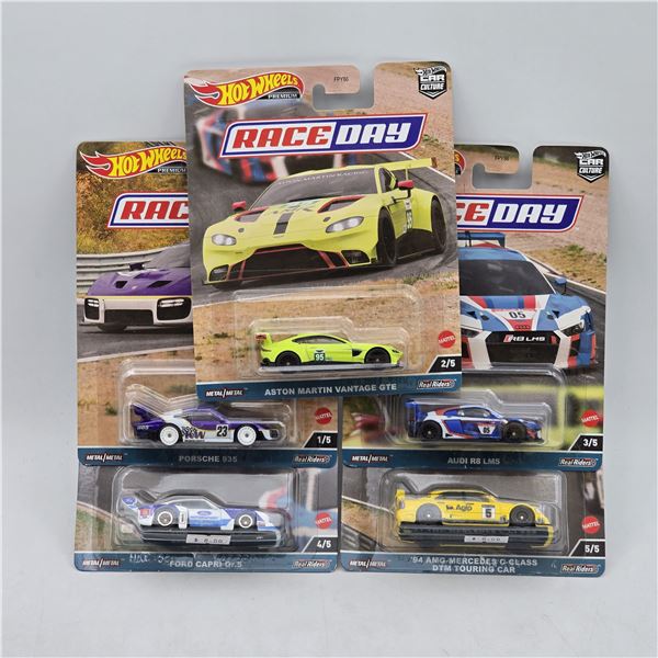Hot Wheels Race Day Full Set Premiums