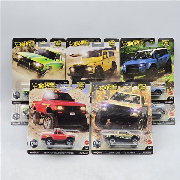 Lot of 8 Hot Wheels Off Road Premiums