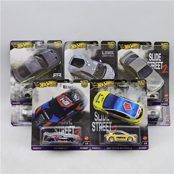 Lot of 10 Hot Wheels Slide Street 2 Premiums