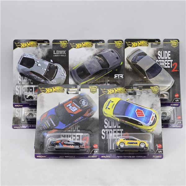 Lot of 10 Hot Wheels Slide Street 2 Premiums