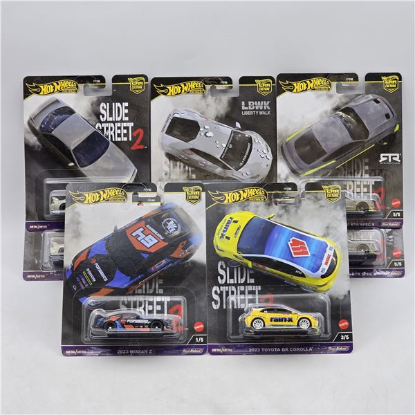 Lot of 10 Hot Wheels Slide Street 2 Premiums