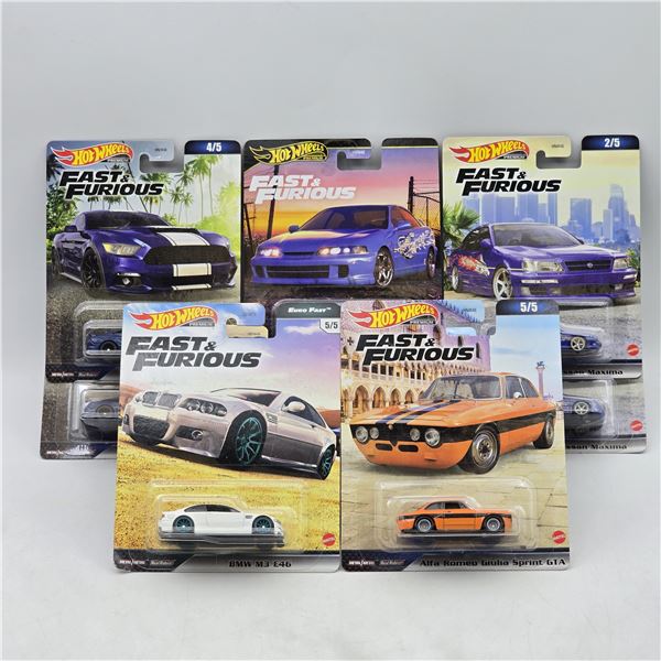 Lot of 10 Hot Wheels Fast & Furious Premiums