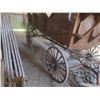Image 7 : Horse-Drawn Parade-Style Wood Wagon, 10 ft., with Wood Spoked Wheels, Extra Driver’s Seat — Always