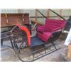 Image 1 : Cutter Sleigh, Single Seat, with Buggy Shafts — Always Stored Indoors