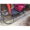 Image 4 : Cutter Sleigh, Single Seat, with Buggy Shafts — Always Stored Indoors