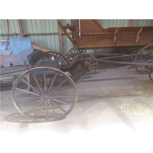 Horse-Drawn 2-Wheel Horse Cart, Single Seat