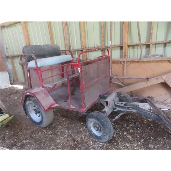 Horse Training 4-Wheel Cart